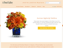 Tablet Screenshot of claytonfloralgallery.com